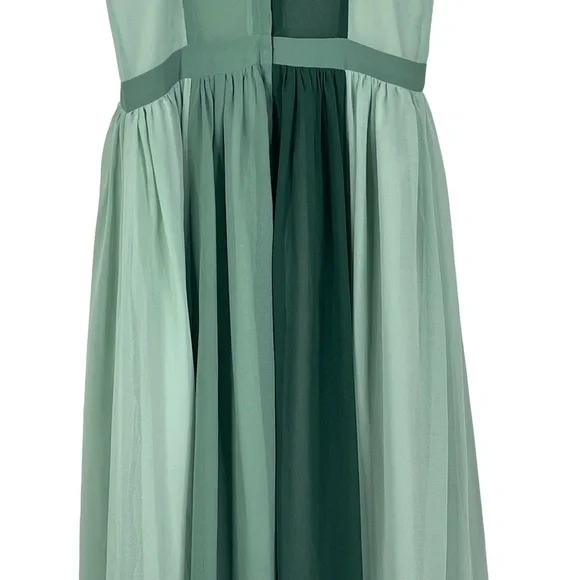 ModCloth Dress XS Wicked Elphaba Hi Low Maxi Flowy Whimsical Fairycore Ren Faire - Picture 7 of 10